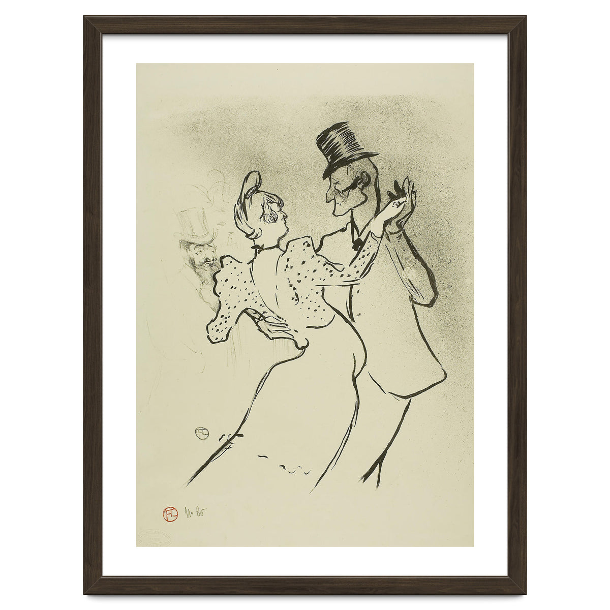 La Goulue. Henri de Toulouse-Lautrec; French, 1864-1901. Date: 1894. Dimensions: 308 × 254 mm (im...