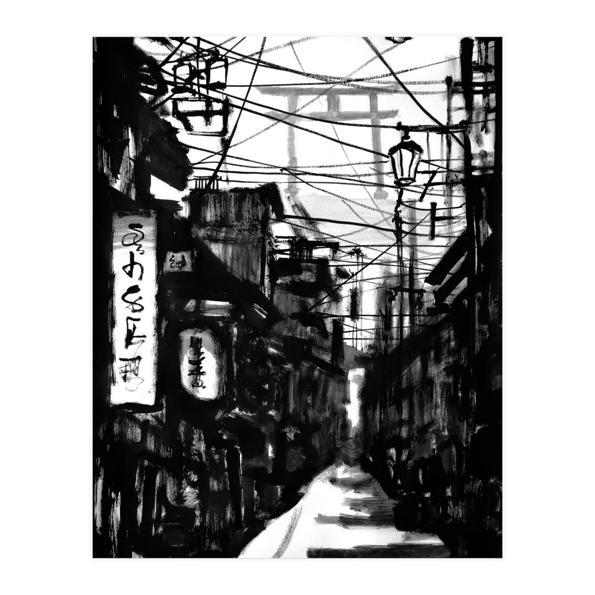 Black Street (Print Only)