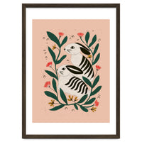 Hares Among Flowers