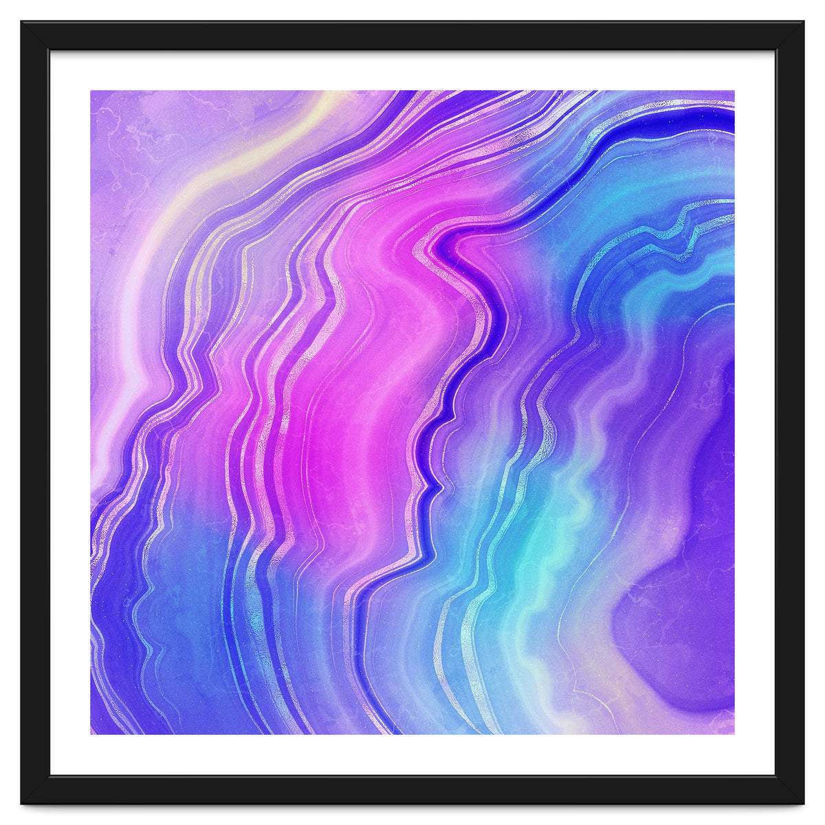Neon Agate Texture 09