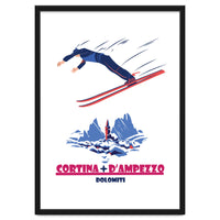 Ski Jump At Cortina Di Ampezzo