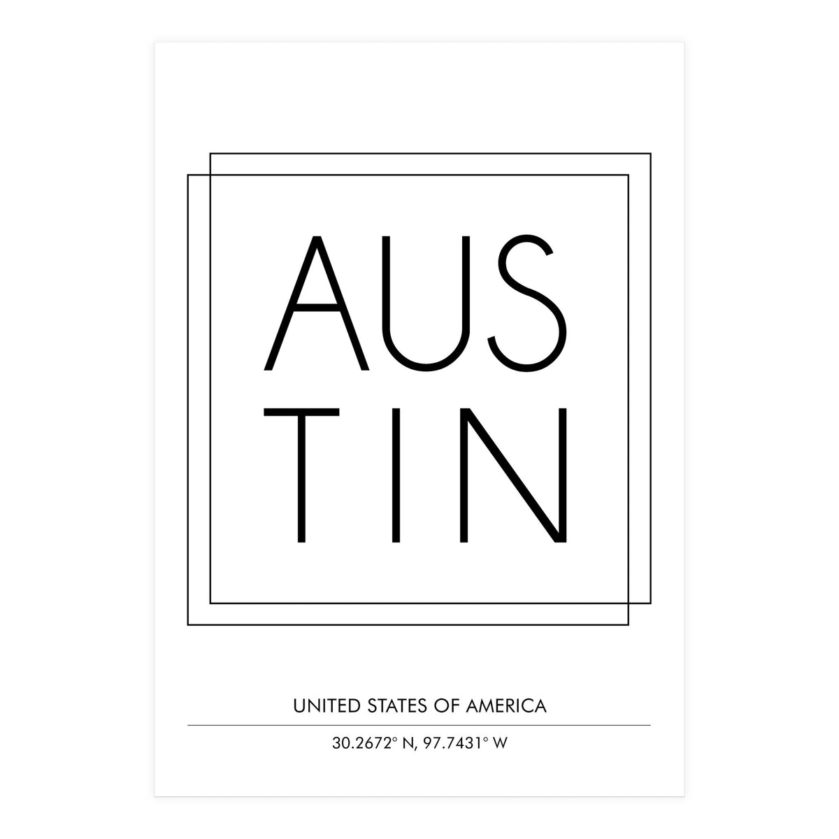 Austin (Print Only)
