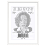 Receipt Art Gillian Anderson thumbnail