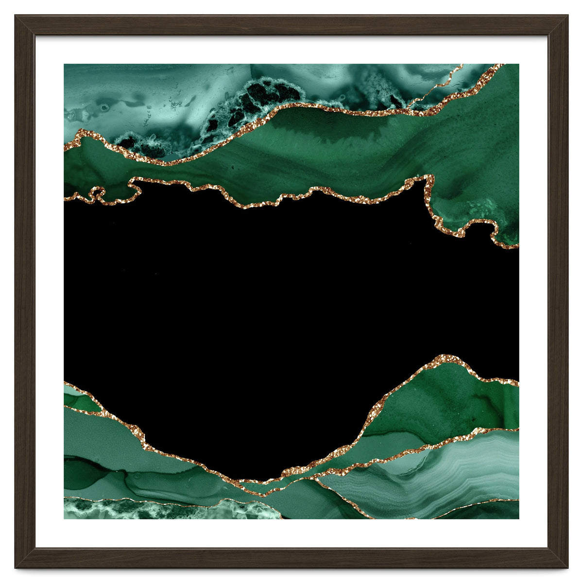 Emerald & Gold Agate Texture 03