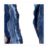 Navy & Rose Gold Agate Texture 28  (Print Only) thumbnail