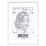 Receipt Art Emma Watson thumbnail