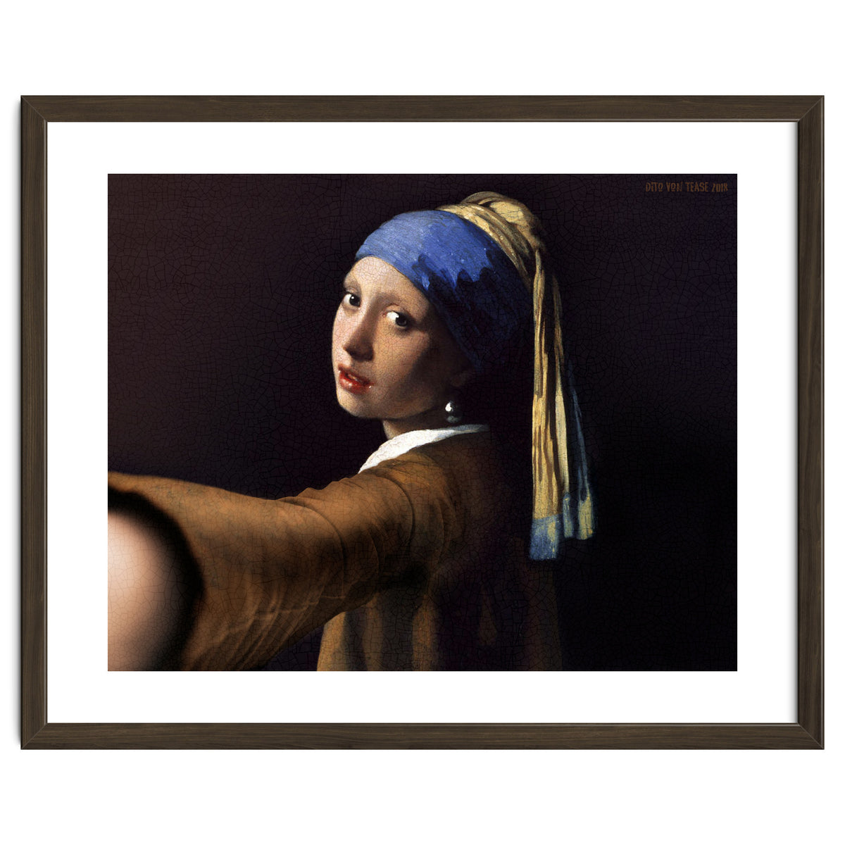 Girl With A Pearl Earring - Vermeer - Selfie