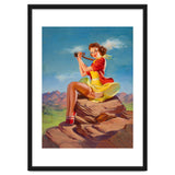 Pinup Sexy Binoculars Girl thumbnail