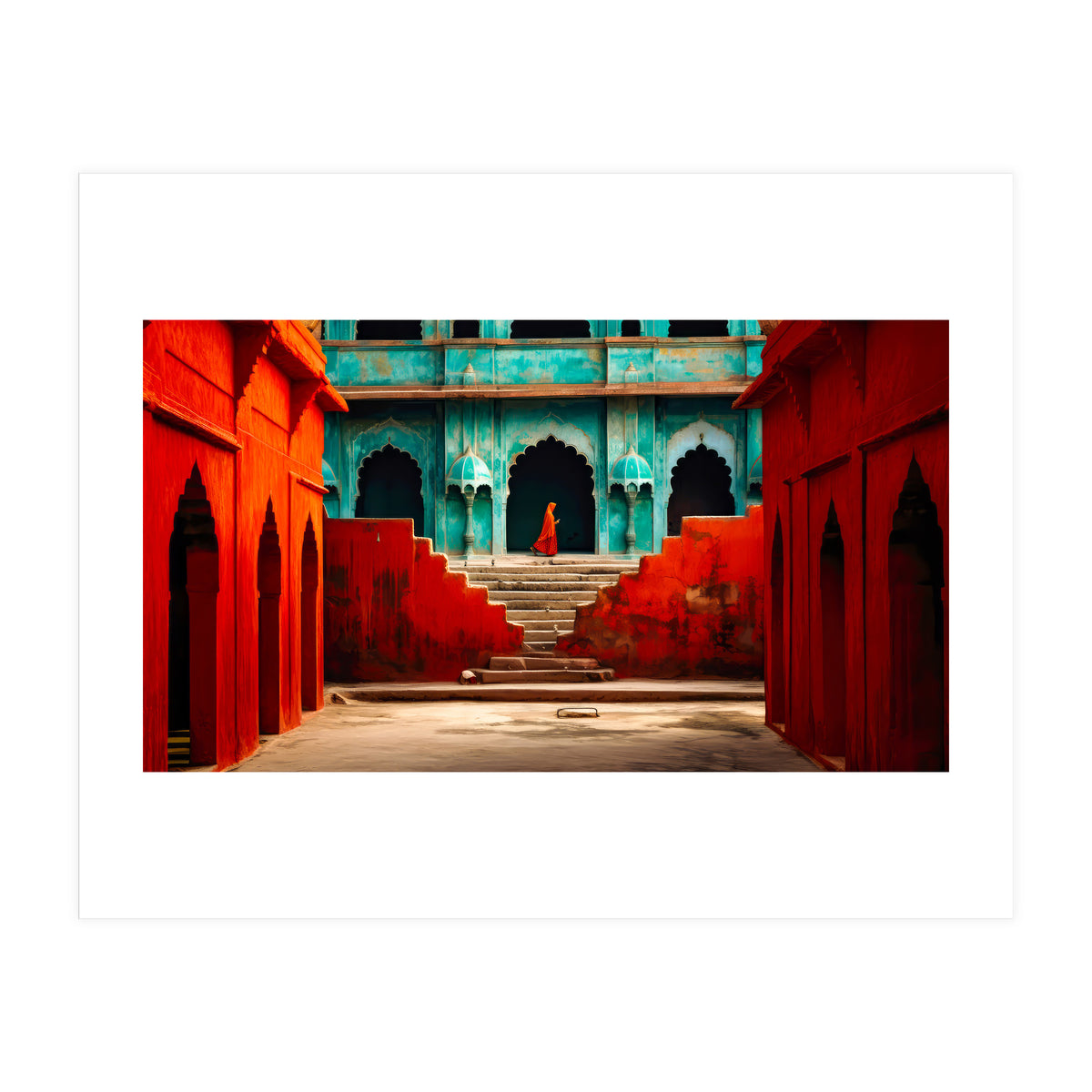 Woman in red (Print Only)