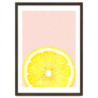 Lemon Slice, Fresh Citrus Kitchen Summer Art