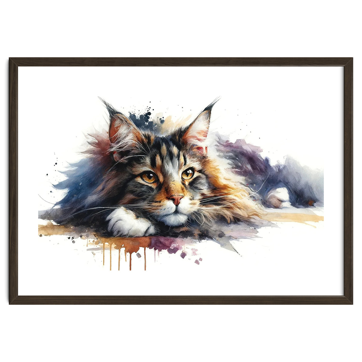 Maine Coon Resting Portrait