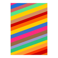 Rainbow Retro Paatern (Print Only)