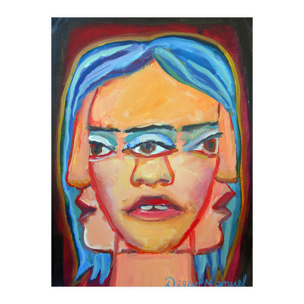 Cabeza De Mujer 22 (Print Only)