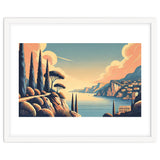 Vintage French Riviera Poster, France thumbnail