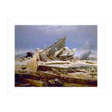 'The Sea of Ice', c. 1823-1824,  Oil on canvas, 96.7 x 126.9 cm. (Print Only) thumbnail