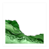 Green & Silver Agate Texture 05  (Print Only) thumbnail