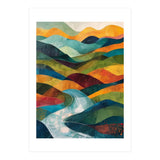 Abstract Rolling Hills Landscape (Print Only) thumbnail