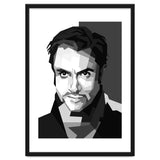 Simon Le Bon British Singer Black Illustration thumbnail