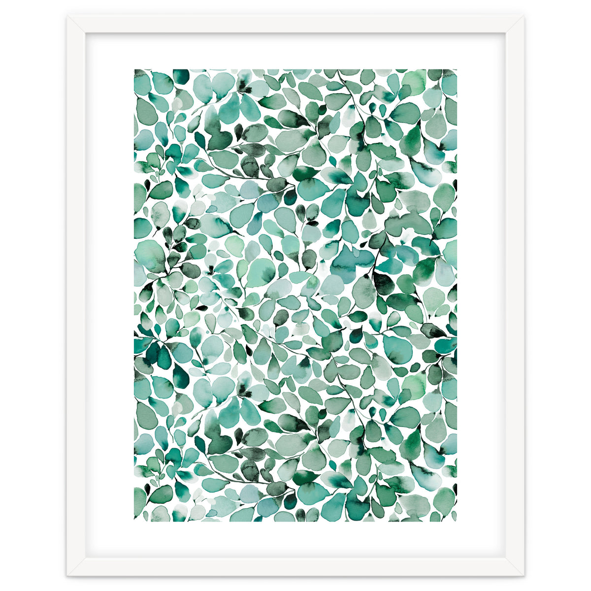 Leaffy Eucalyptus Botanical Leaves Green