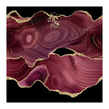 Burgundy & Gold Glitter Agate Texture 03  (Print Only) thumbnail