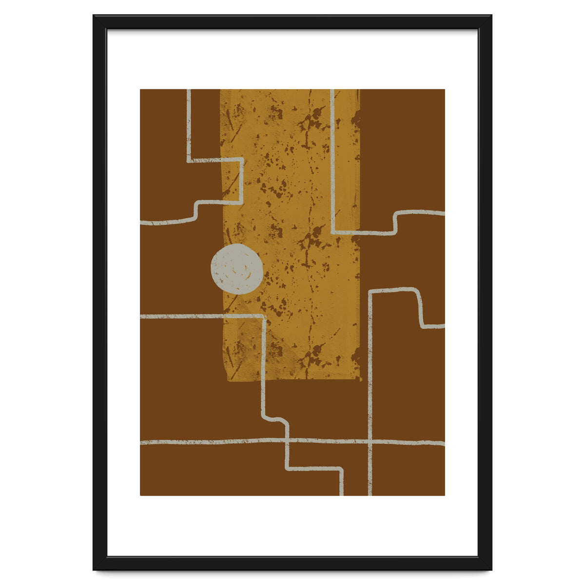 Eclipse in Barren Land