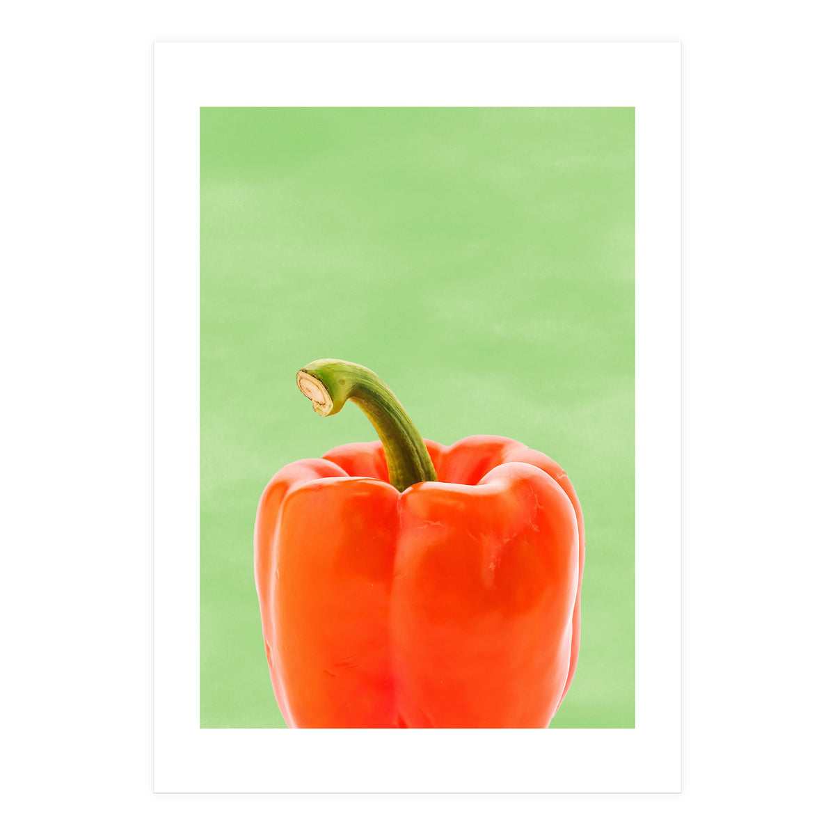 Red Bell Pepper, Fresh Kitchen Art, Capsicum Chilli (Print Only)