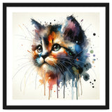 Colorful Kitten Portrait thumbnail