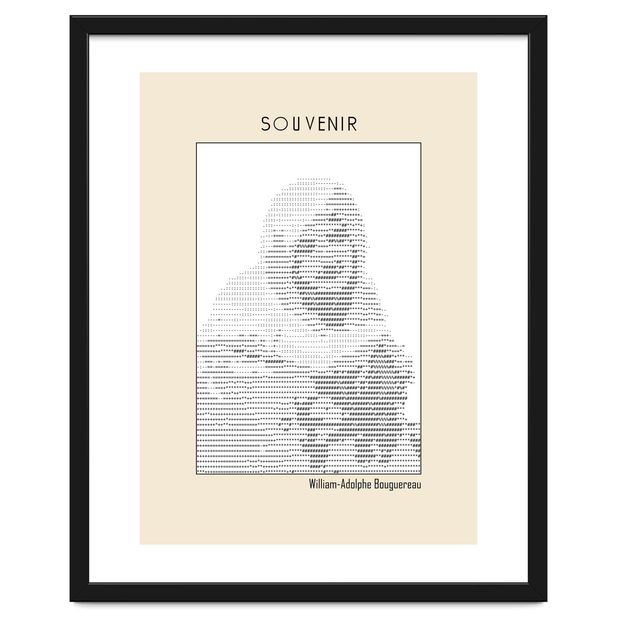 Souvenir – William Adolphe Bouguereau (1894) – Ascii Art