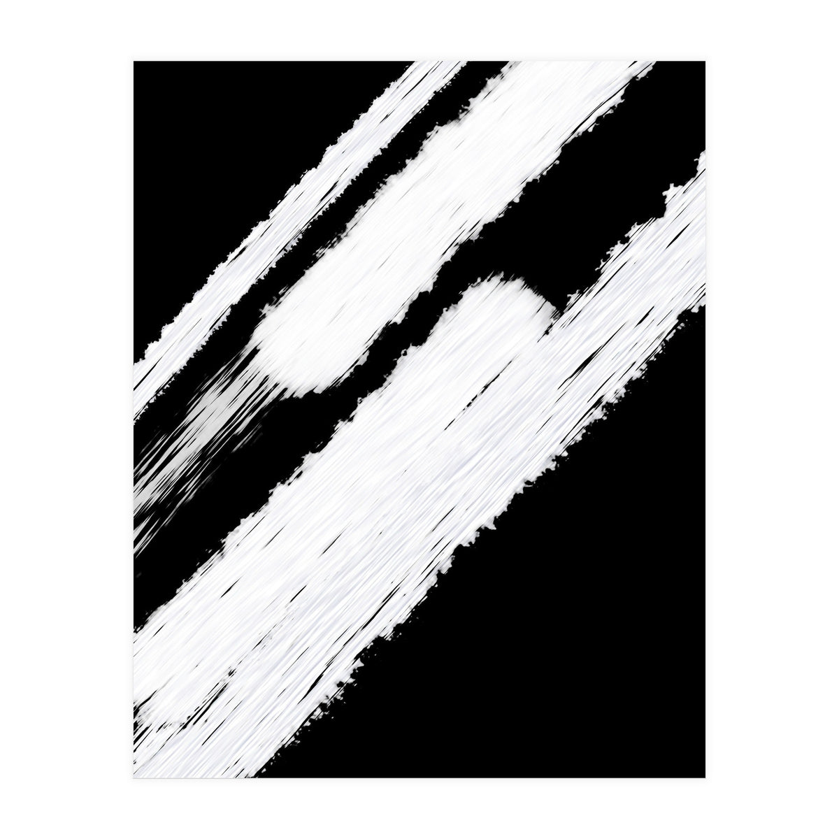 Abstract Brown and Black Lines (Print Only)