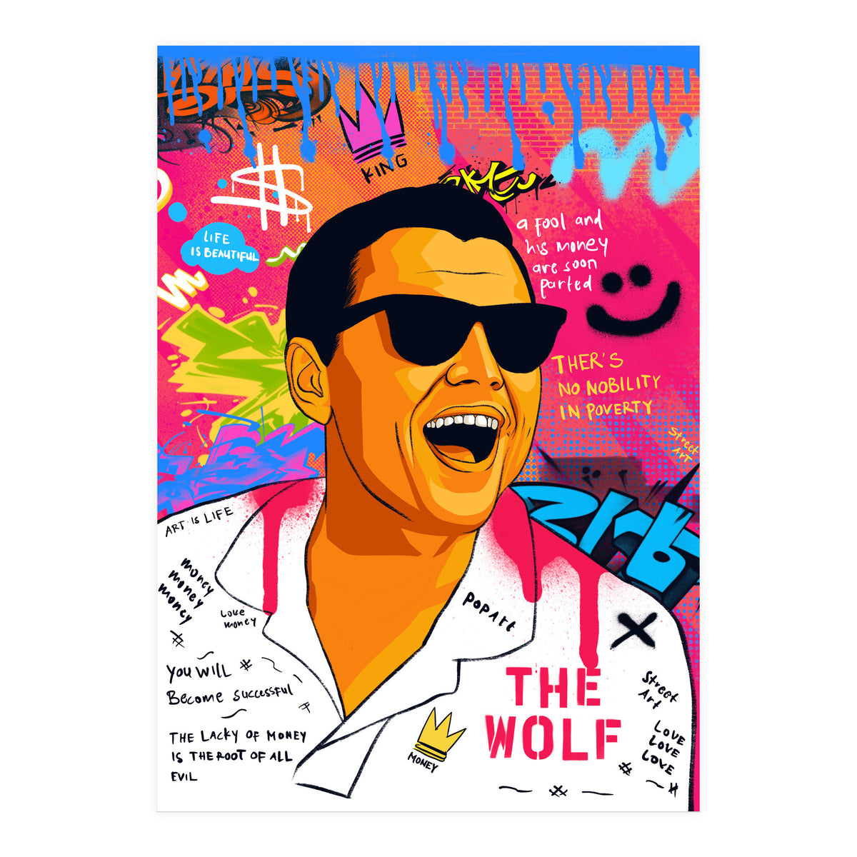 Wolf of Wall St  (Print Only)