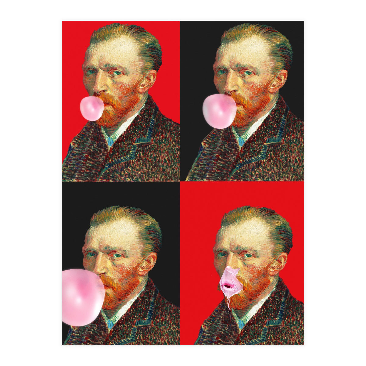Vincent Gum Explosion (Print Only)