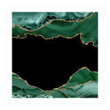 Emerald & Gold Agate Texture 03 (Print Only) thumbnail
