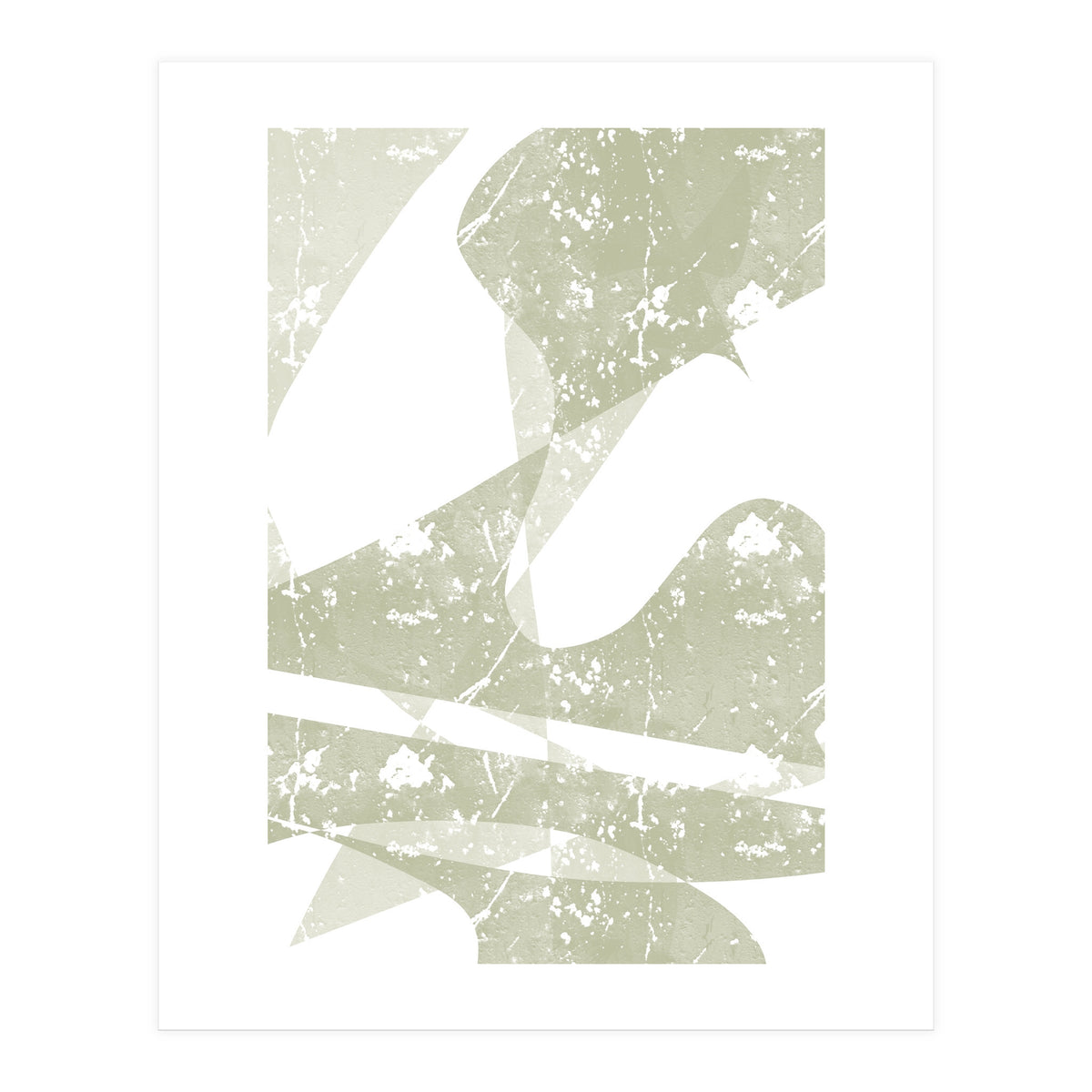 Sage Abstract Rhythm (Print Only)