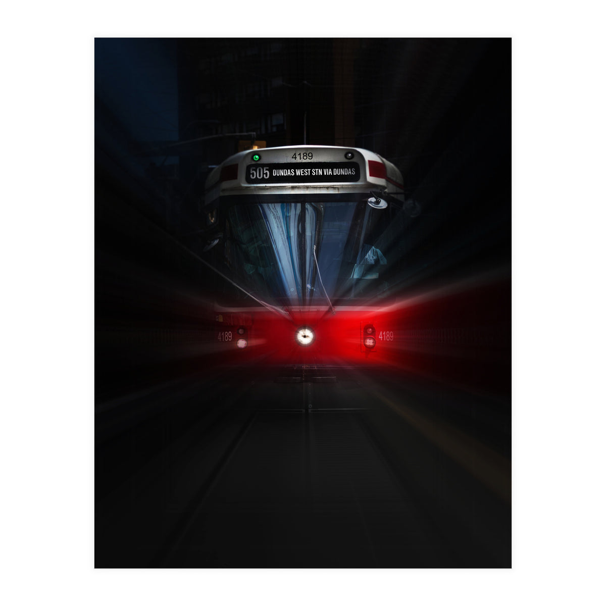 The 505 Dundas Streetcar 1 Color Flow Version (Print Only)