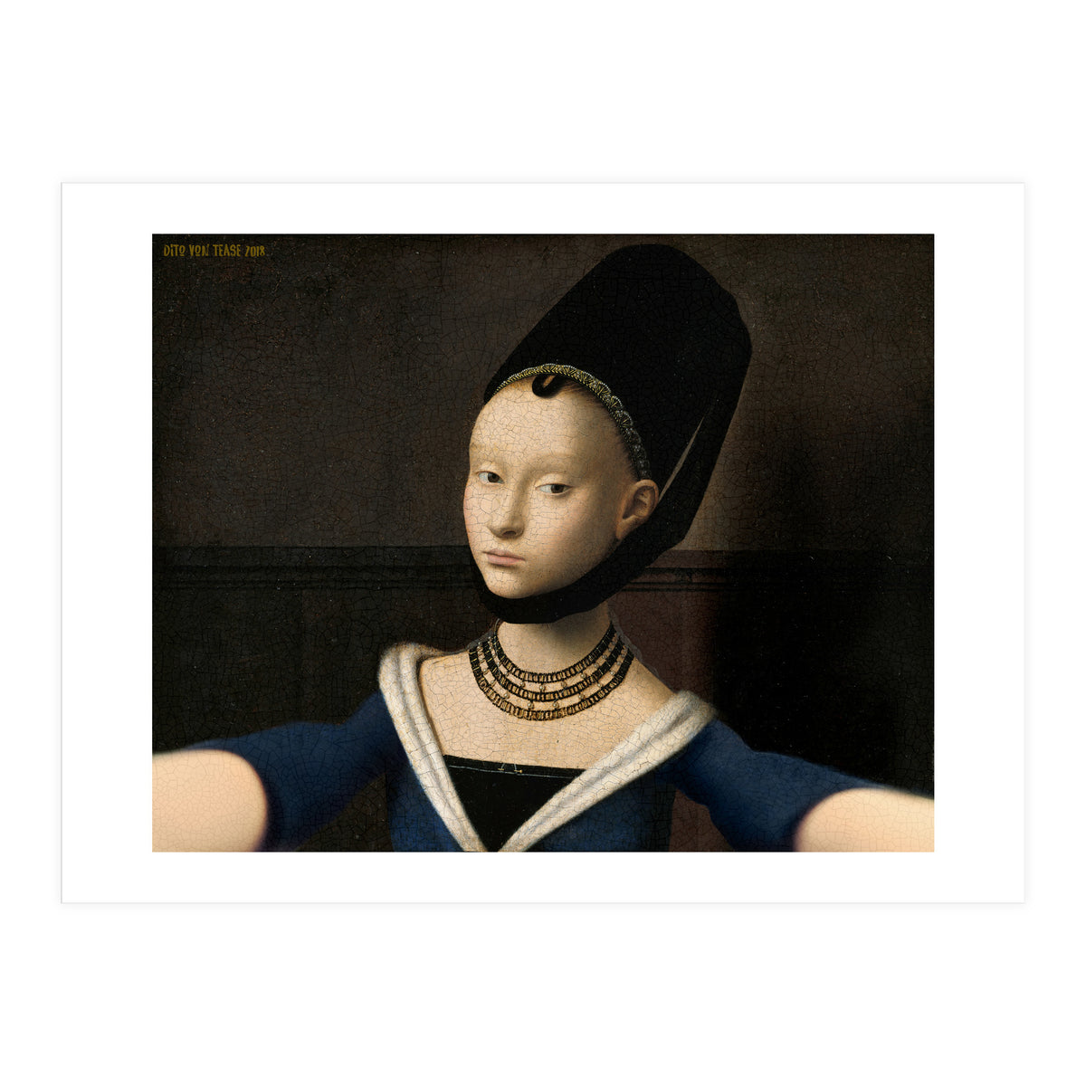 Petrus Christus  - Young Woman - Selfie (Print Only)