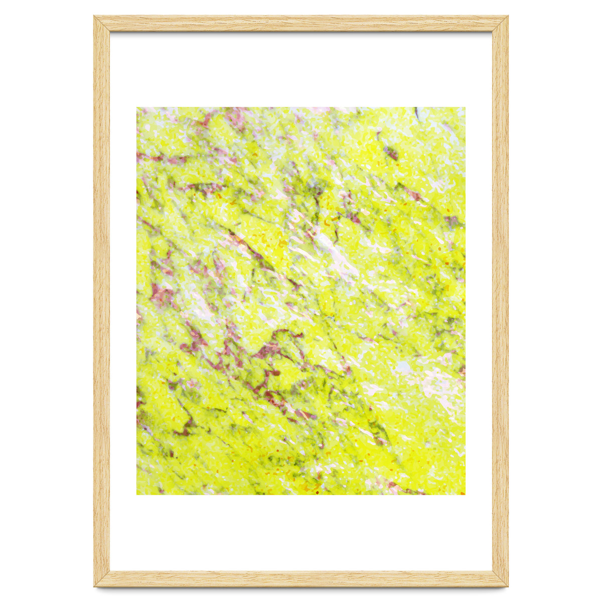 Lemon & Pink Marble