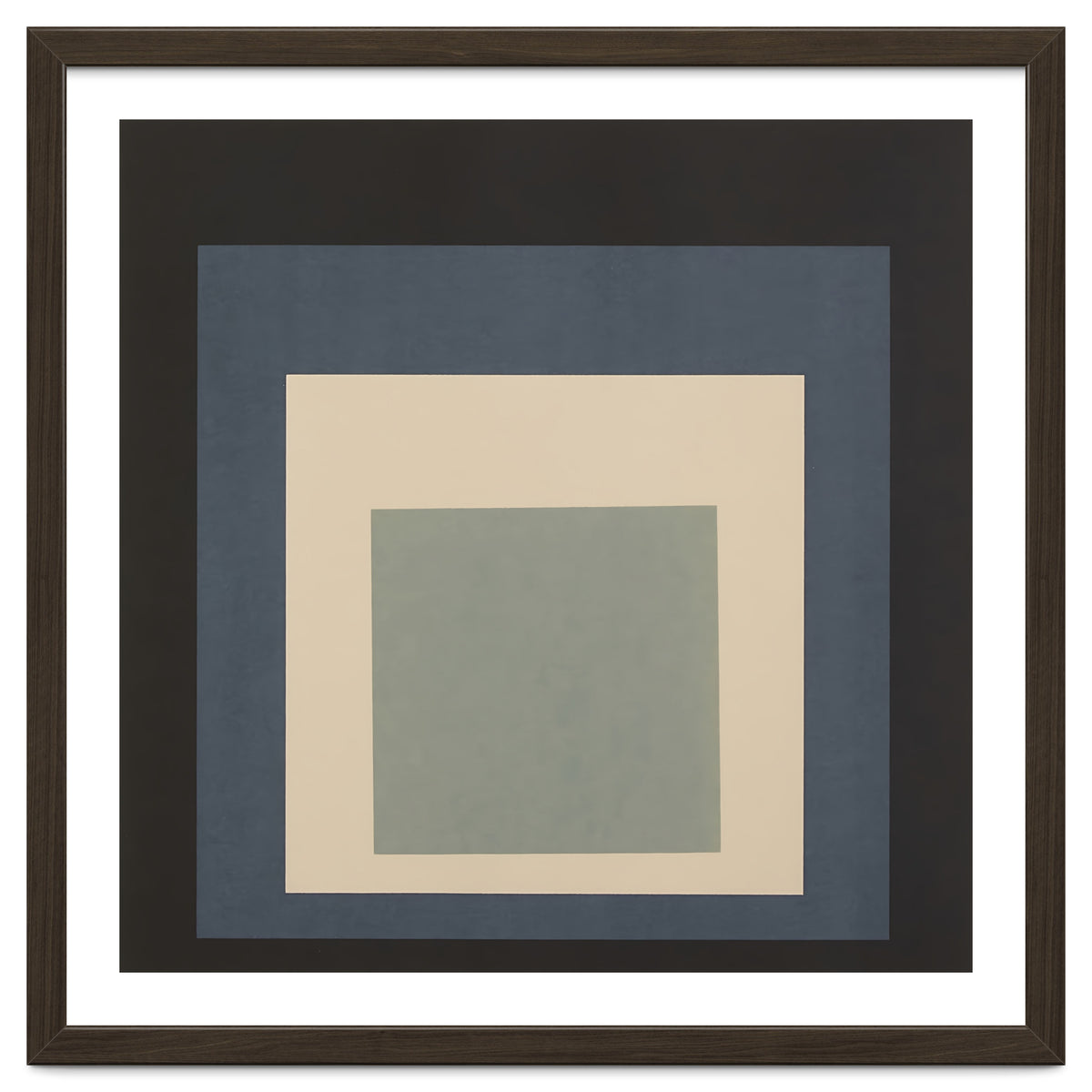 JOSEF ALBERS - HOMAGE TO THE SQUARE BEIGE GREY BLACK HIGH RESOLUTION