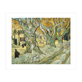 VINCENT VAN GOGH: The Road Menders. Date/Period: 1889. Painting. Oil on canvas. (Print Only) thumbnail