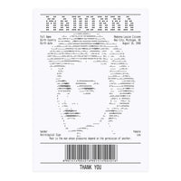 Receipt Art Madonna (Print Only)