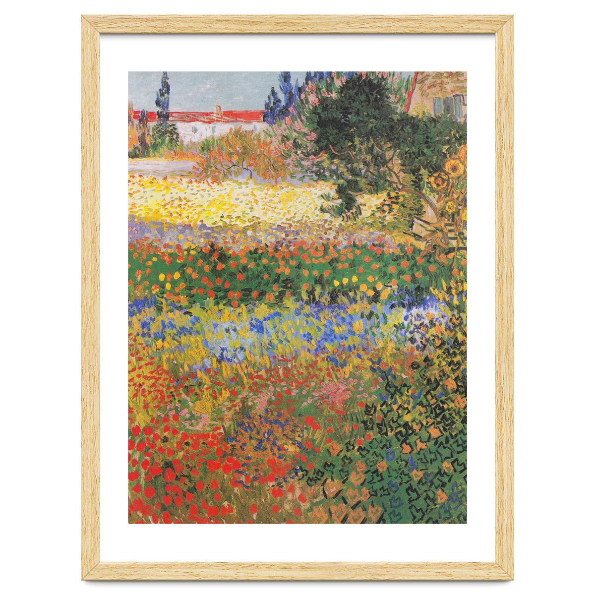 Vincent van Gogh – Flowering Garden – Classic Floral Masterpiece