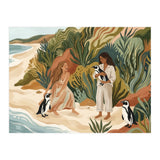 Penguin Friends By The Sea (Print Only) thumbnail