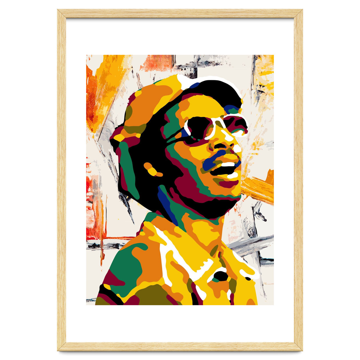 Stevie Wonder Retro Pop Art 3
