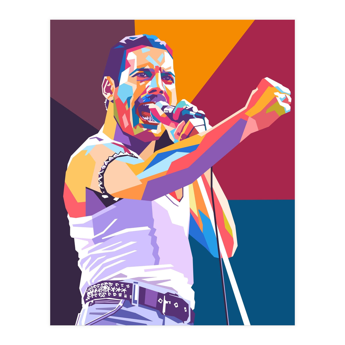 Freddie Mercury art (Print Only)