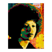 Angela Davis Colorful abstract Art 2 (Print Only)