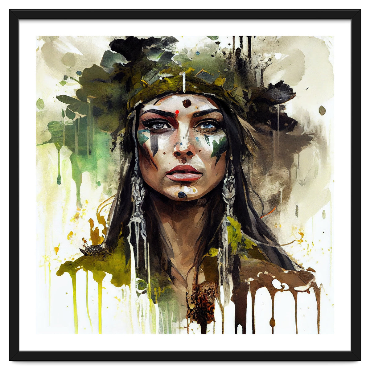 Ceremonial Druid Warrior Portrait