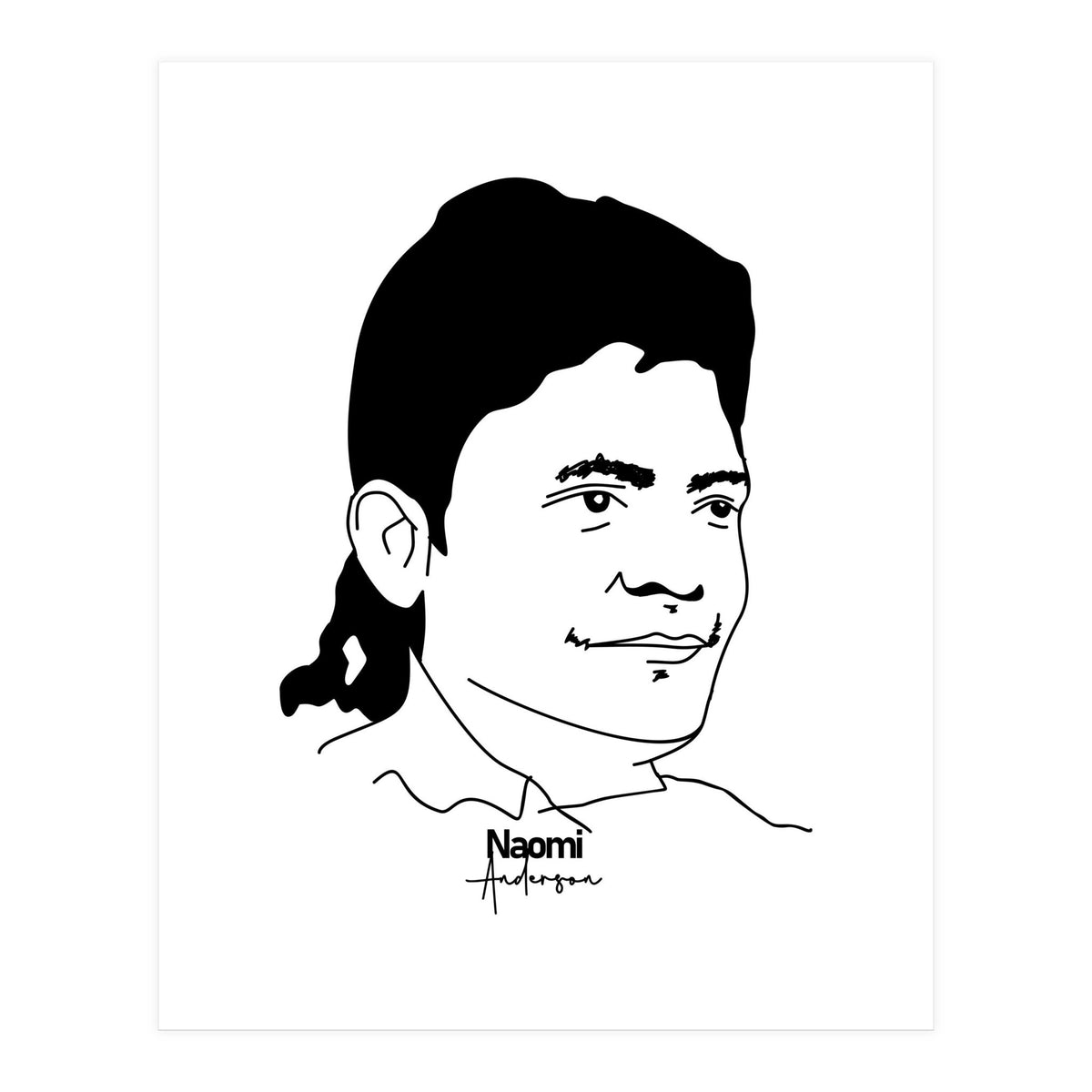 Naomi Anderson African American Suffragist (Print Only)