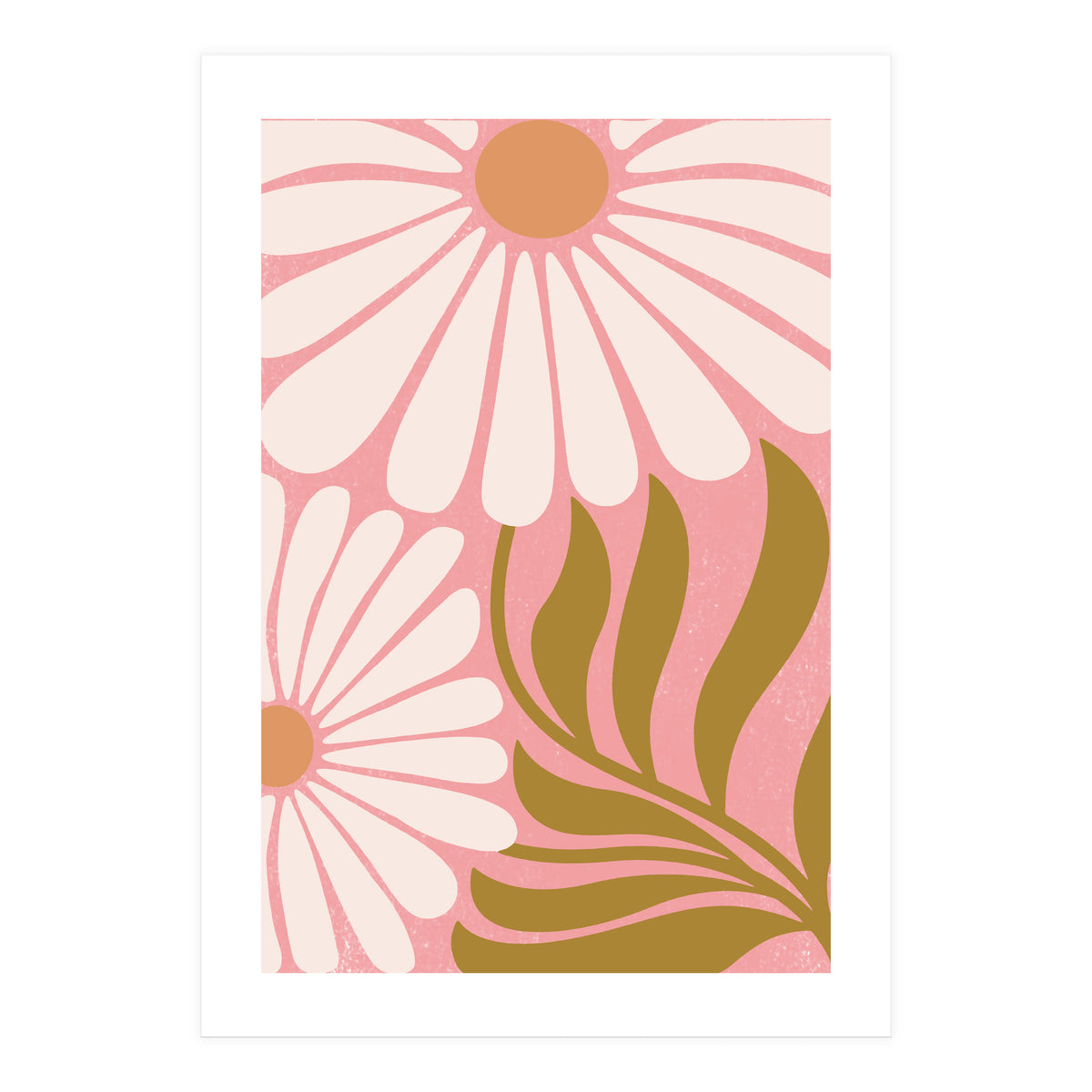 Boho Summer Floral Flower  (Print Only)