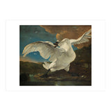 The Threatened Swan. The Threatened Swan; Interpreted later as an Allegory on Johan de Witt. Dati... (Print Only) thumbnail