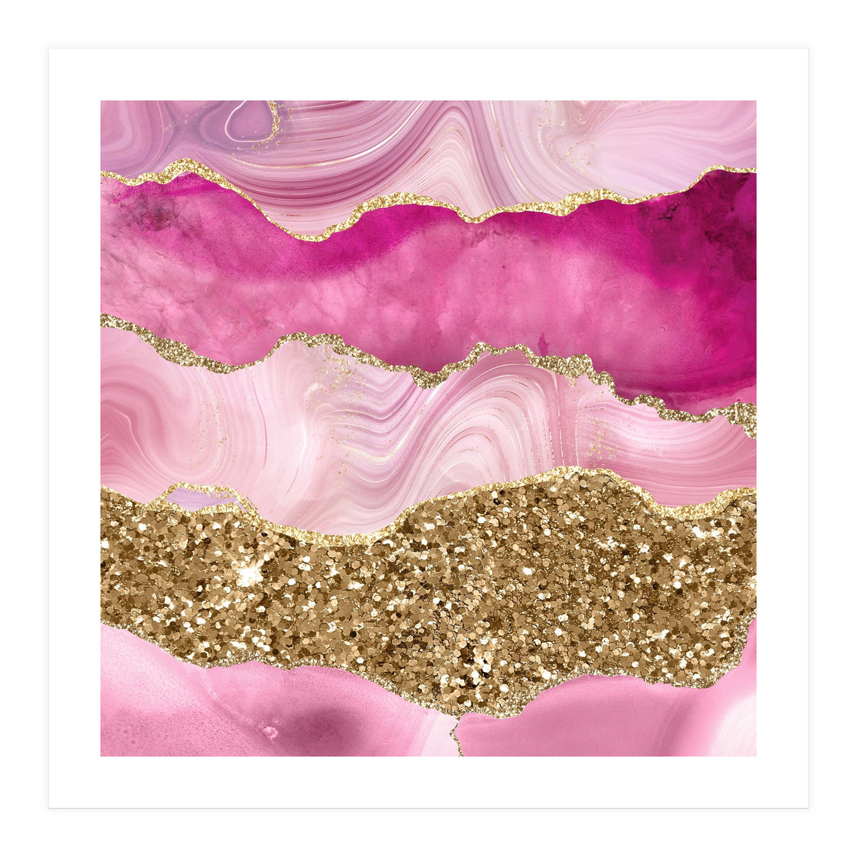Agate Glitter Dazzle Texture 17  (Print Only)