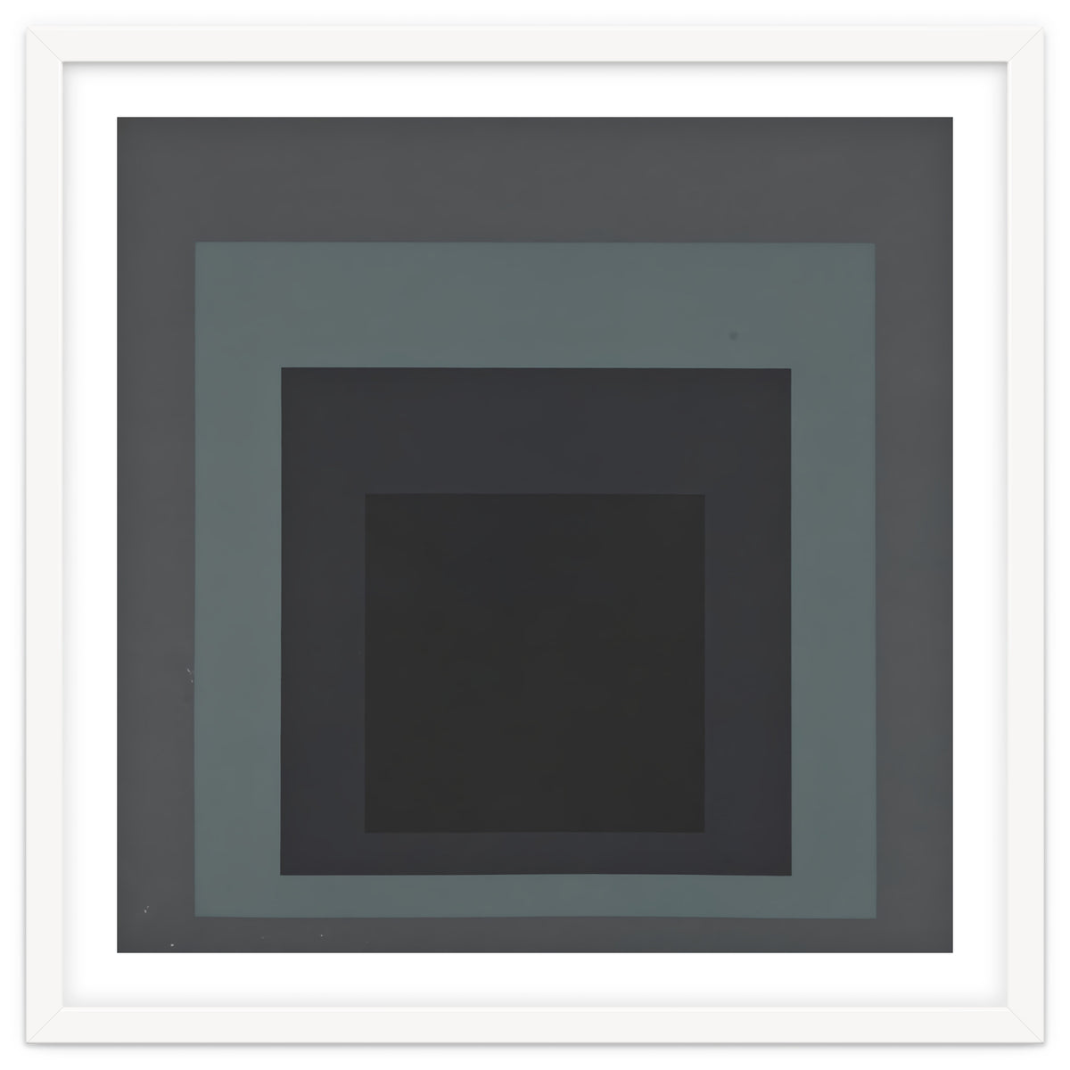 JOSEF ALBERS - HOMAGE TO THE SQUARE BLACK GREY